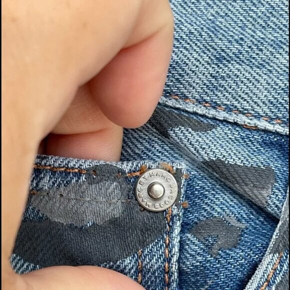 Marc by Marc Jacobs Leopard Print Jeans size 26 - Picture 4 of 6